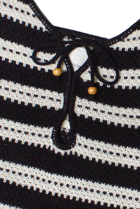 Striped Knit Mini Dress