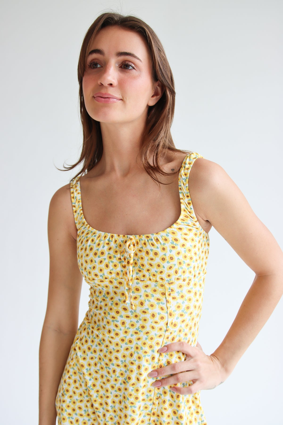 Sunflower Tank Dress