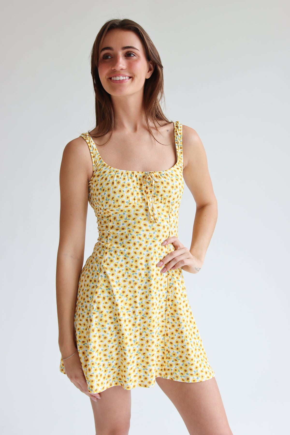 Sunflower Tank Dress