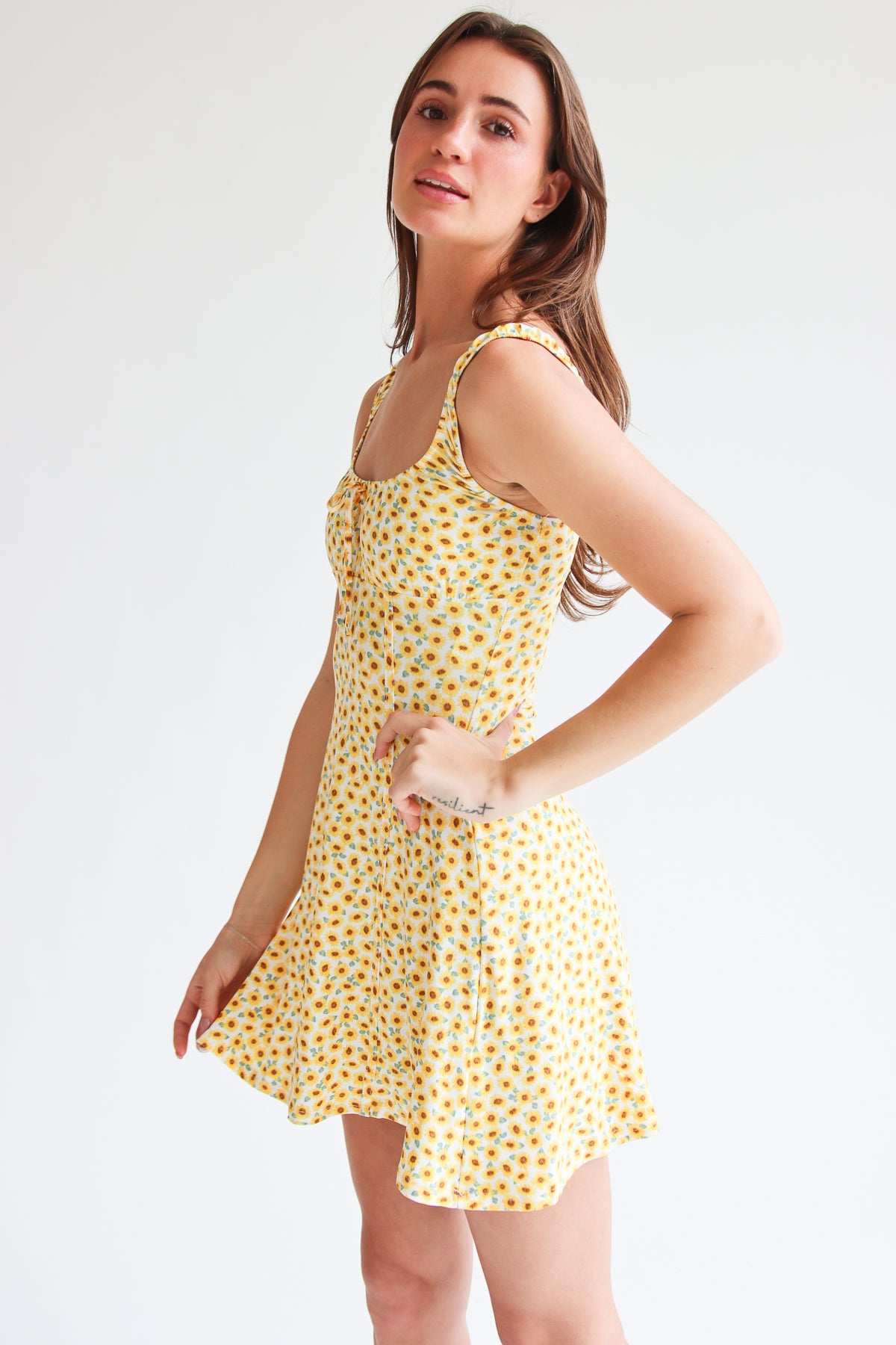 Sunflower Tank Dress