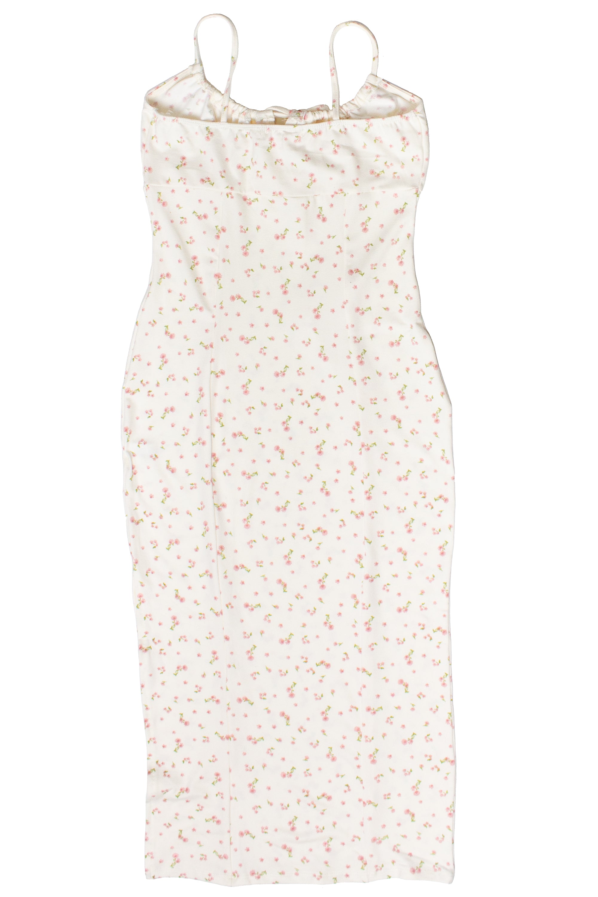 Sleeveless Floral Milkmaid Midi Dress
