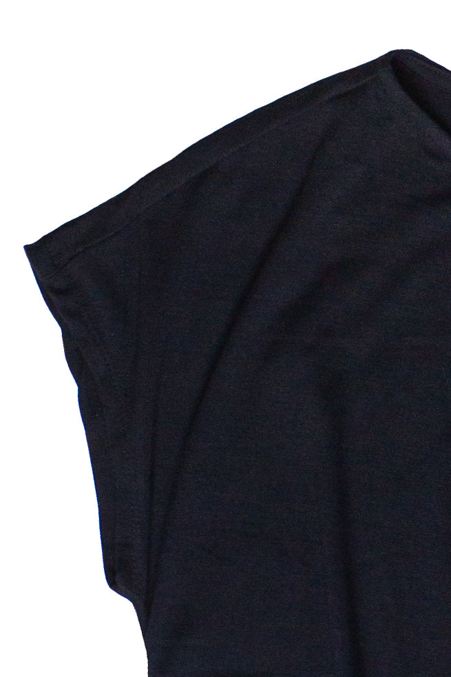 Drop Waist Western Belt Mini Dress - Black