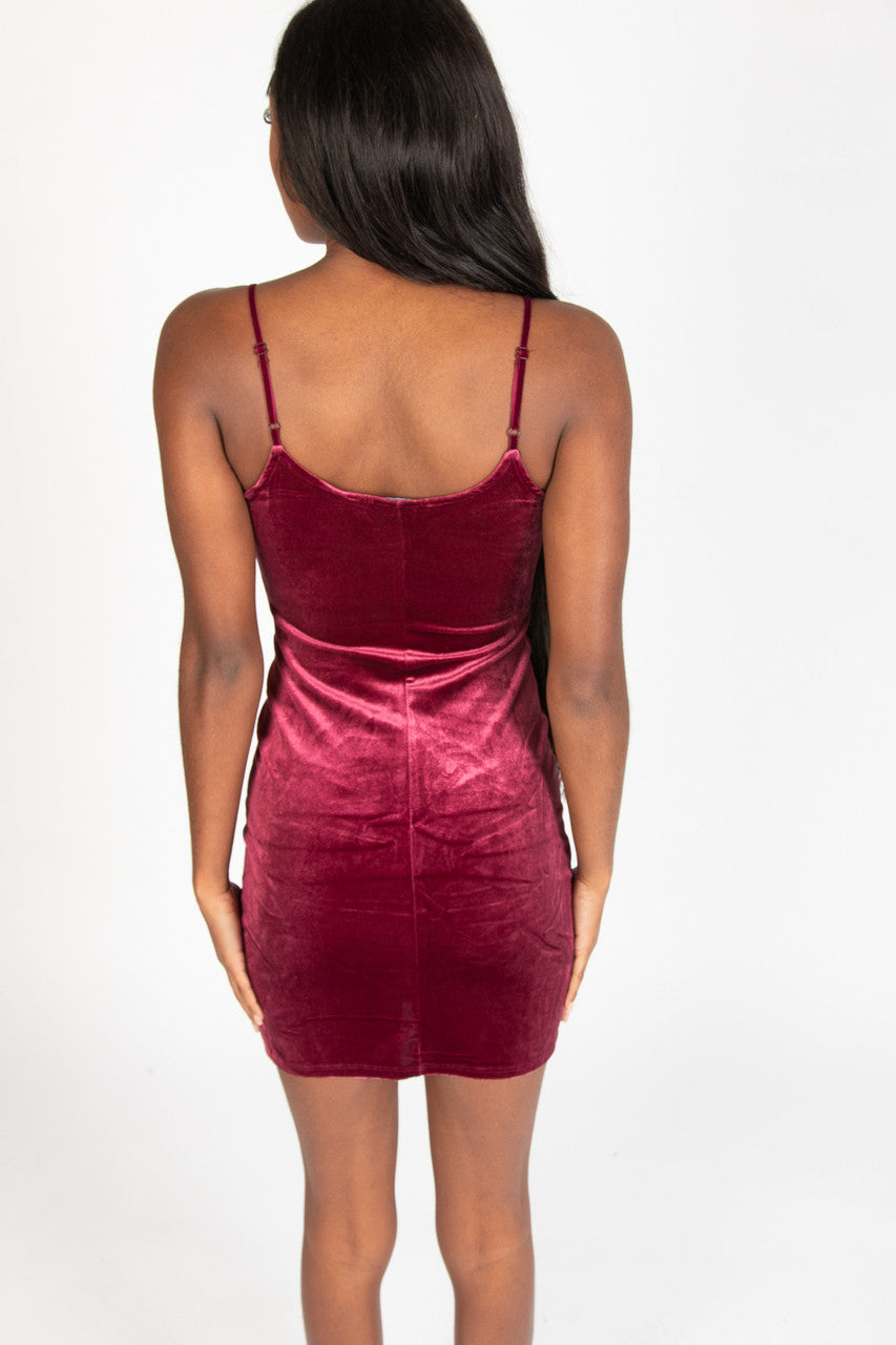 Velvet Cami Mini Dress