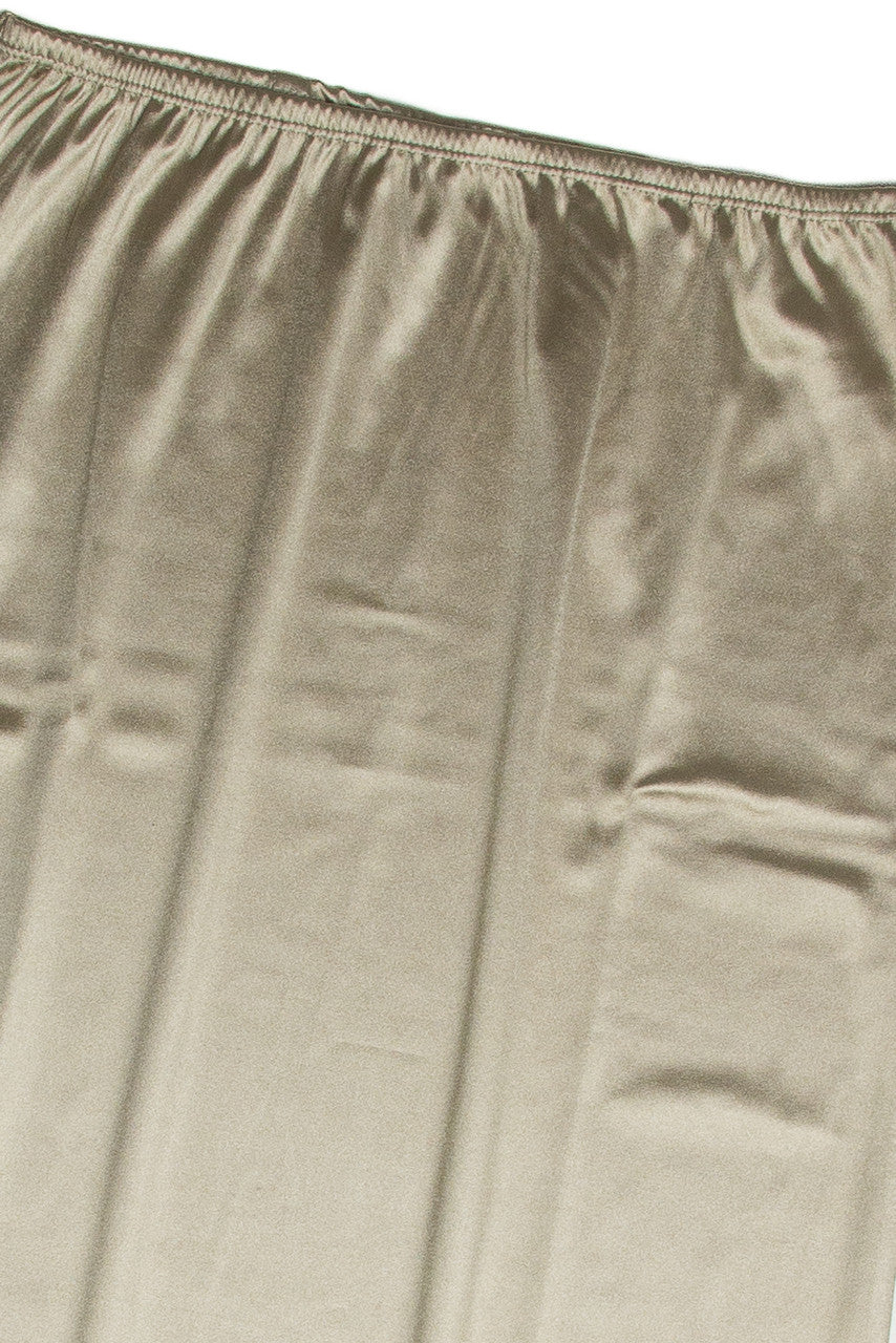 Parchment Lace Trim Slip Skirt