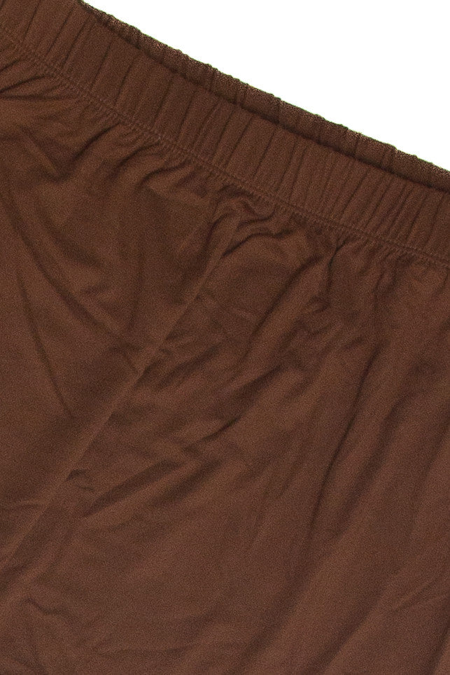 Chocolate Brushed Maxi Skirt