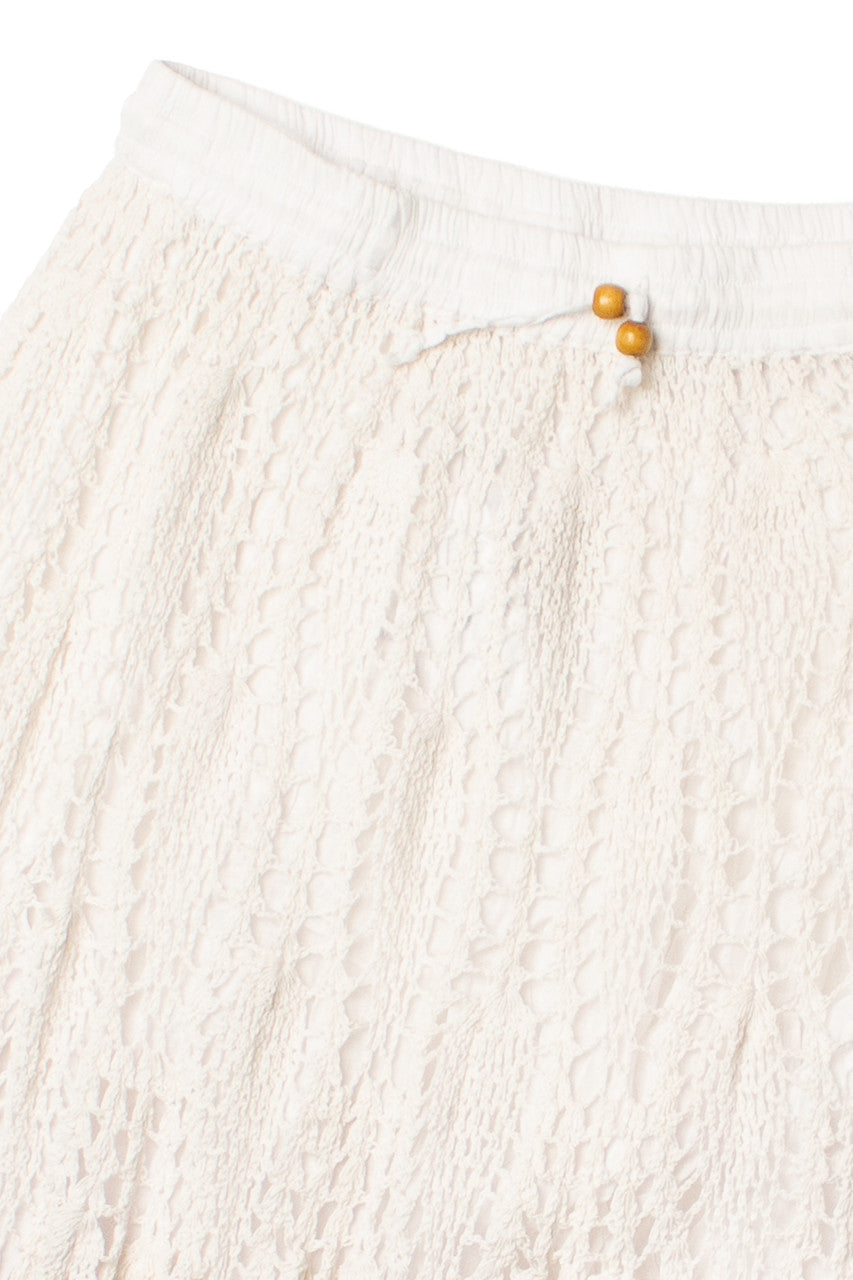 Natural Crochet Maxi Skirt
