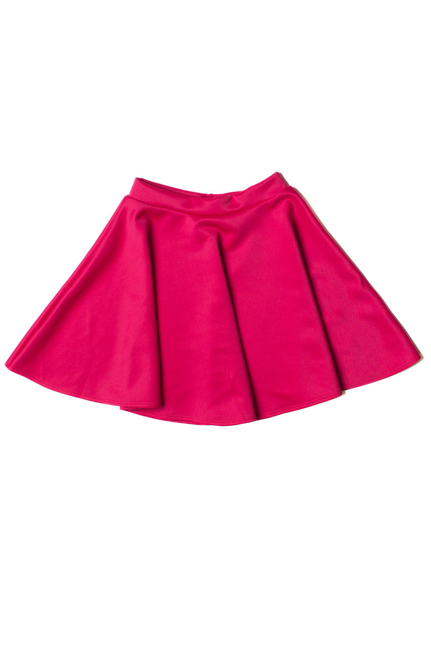 Hot Pink Skater Skirt