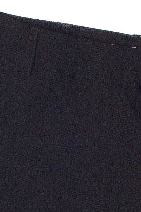 Black Pleated Cargo Skort