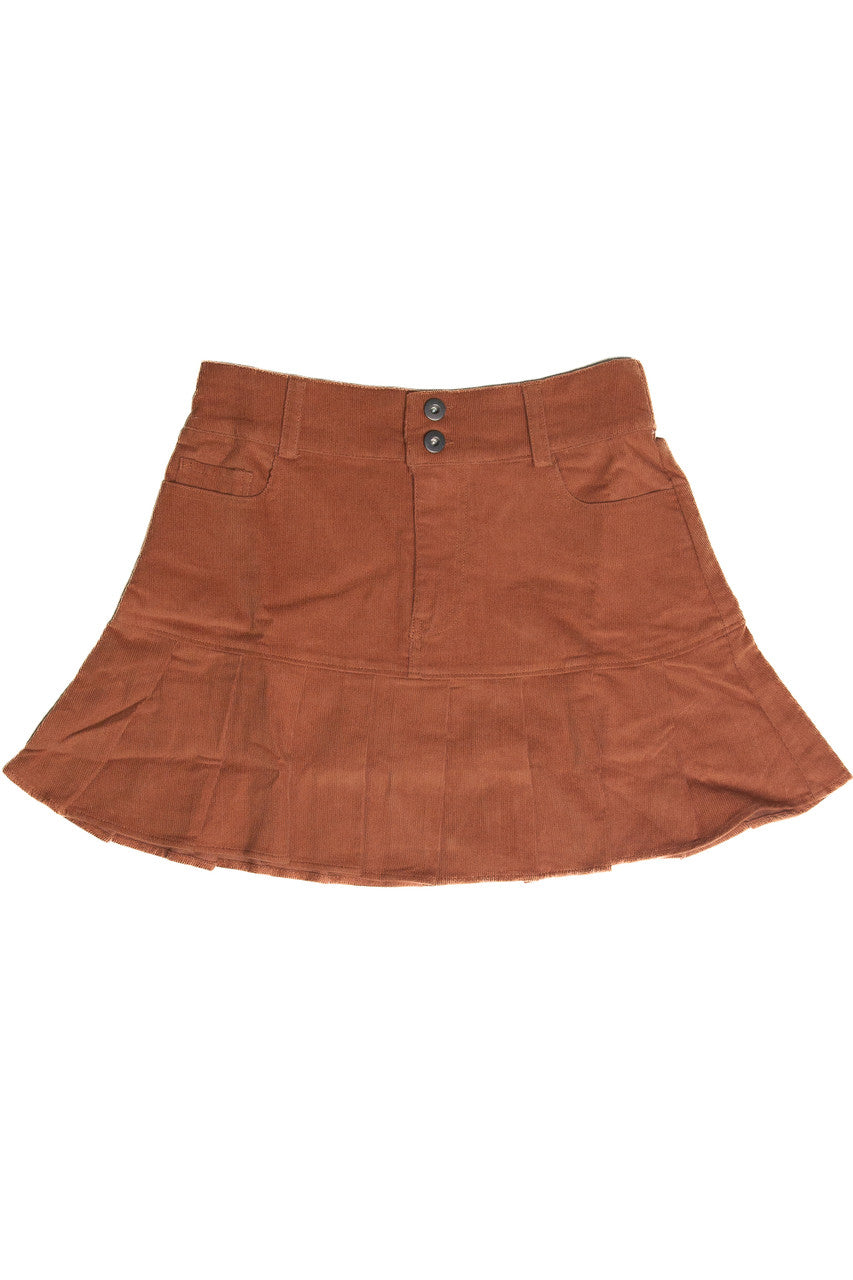 Corduroy Mini Skirt