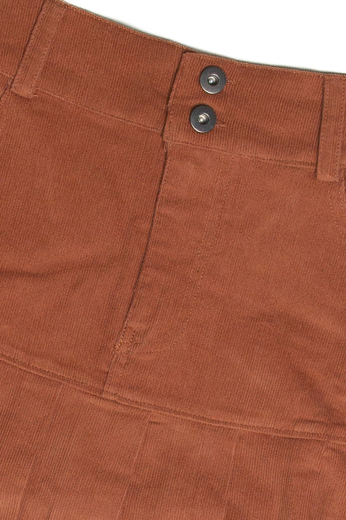 Corduroy Mini Skirt