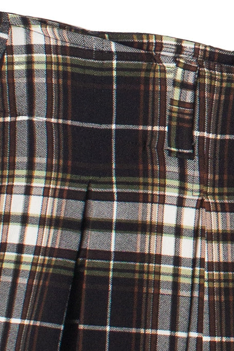 Low Rise Plaid Mini Skort