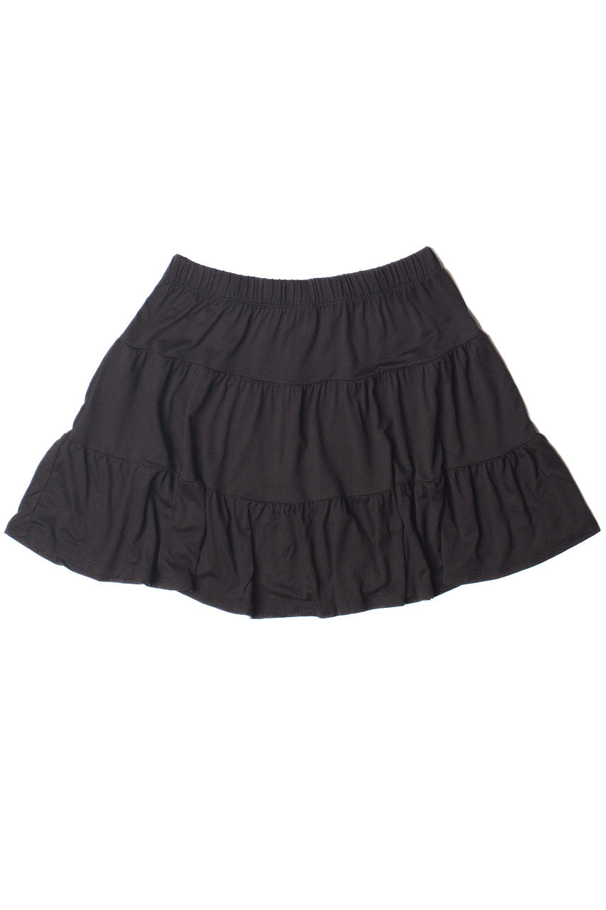 Tiered Mini Skirt