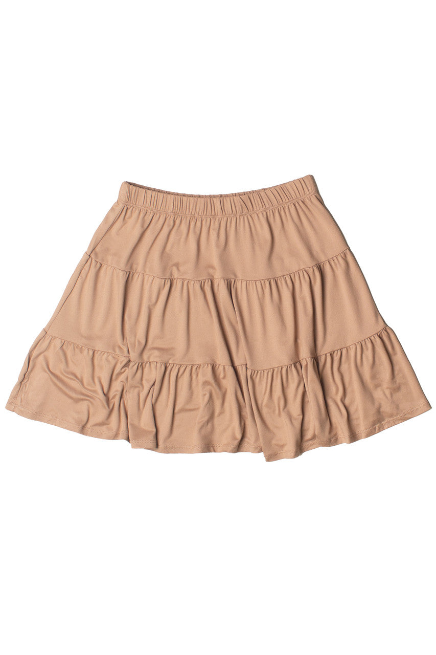 Tiered Mini Skirt