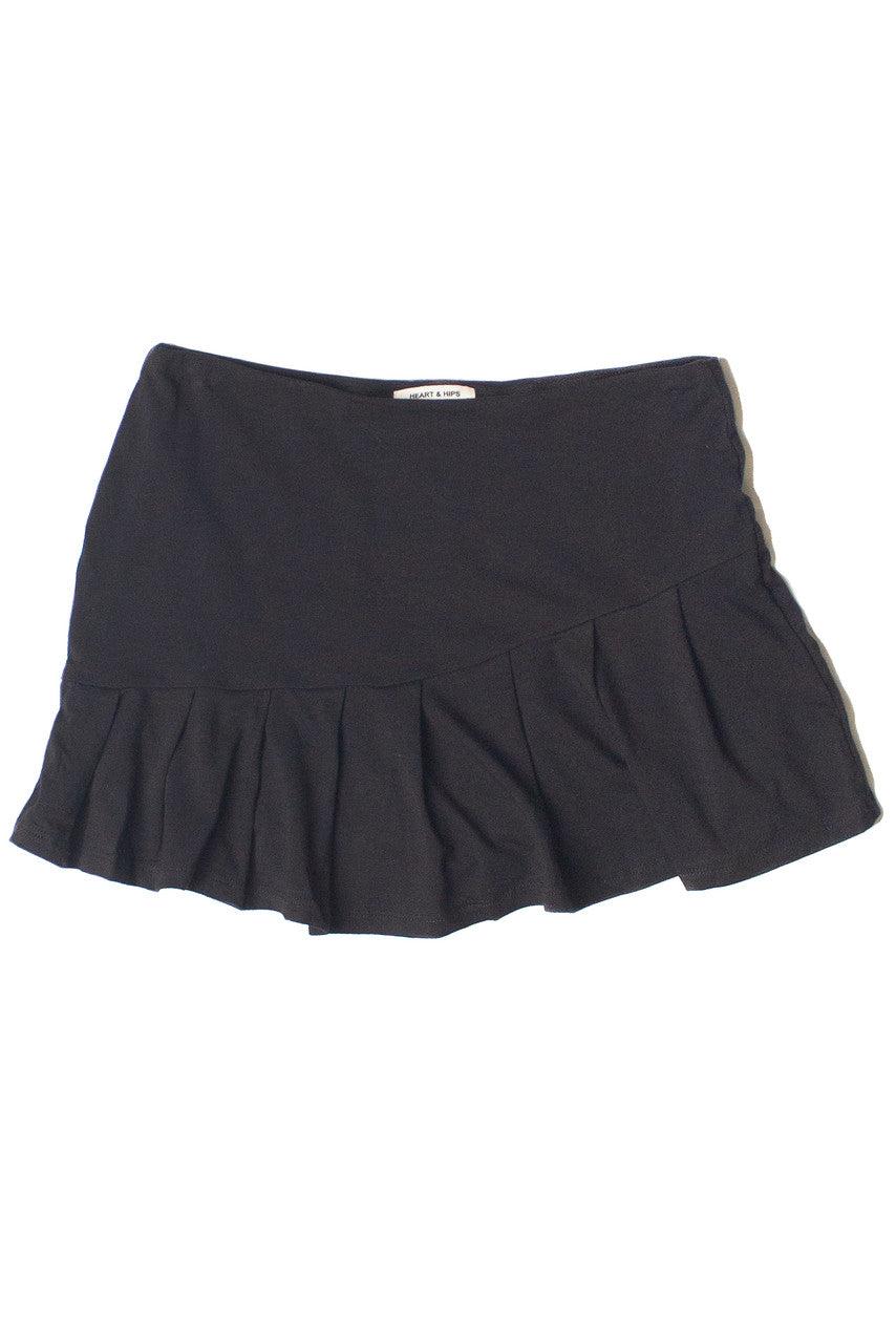 Knife Pleat Jersey Skort