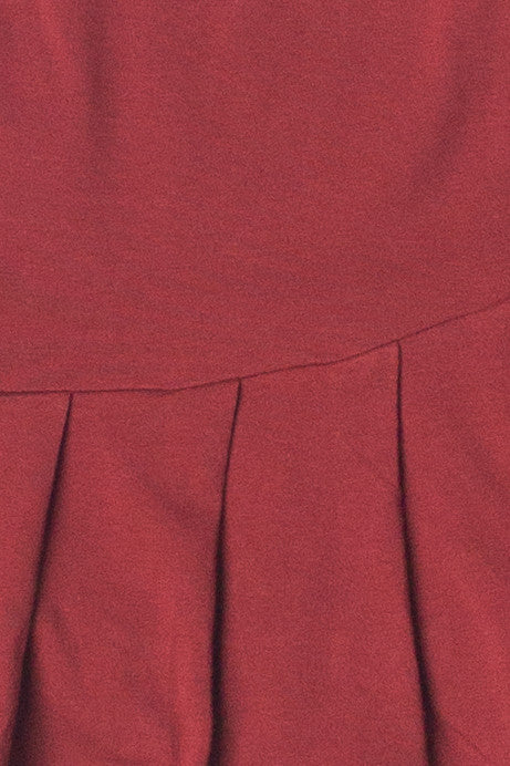 Knife Pleat Jersey Skort