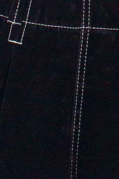 Low Rise Velvet Suede Mini Skort