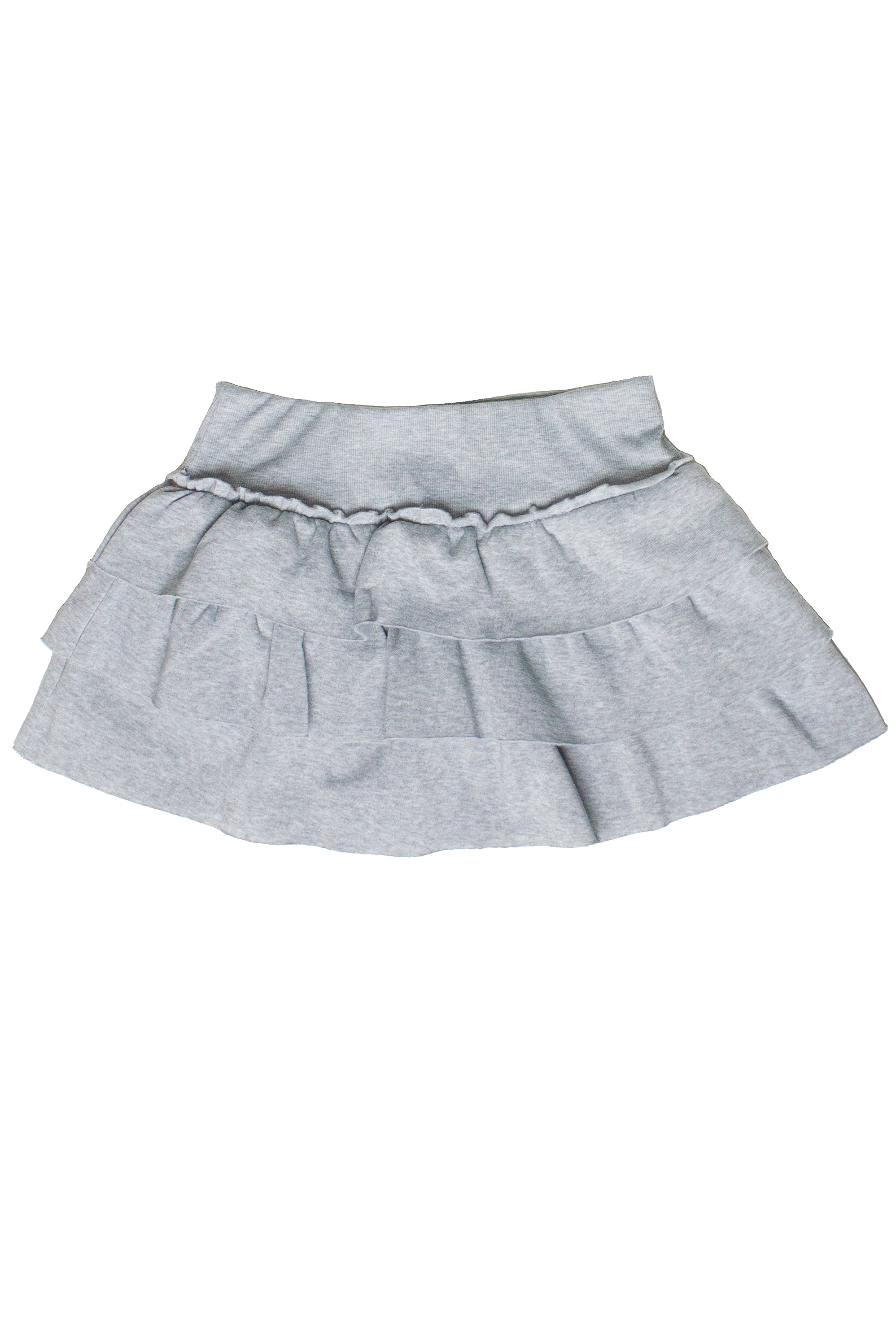 Fleece Ruffle Mini Skort