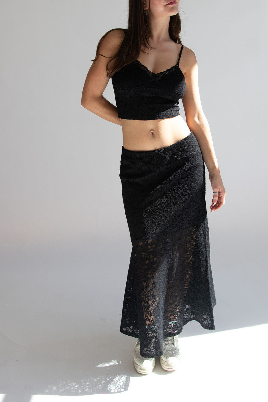 Lace Maxi Skirt