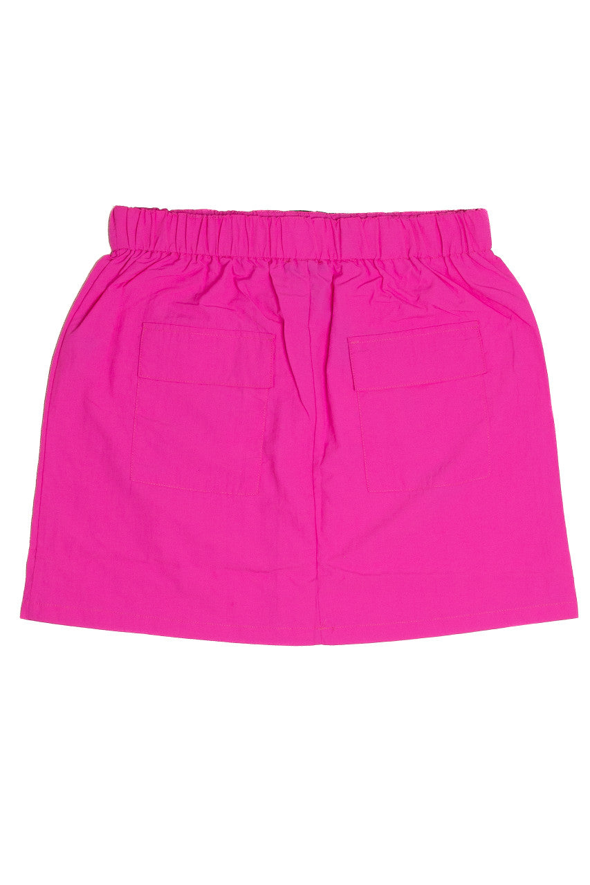 Parachute Mini Skirt (Pink)
