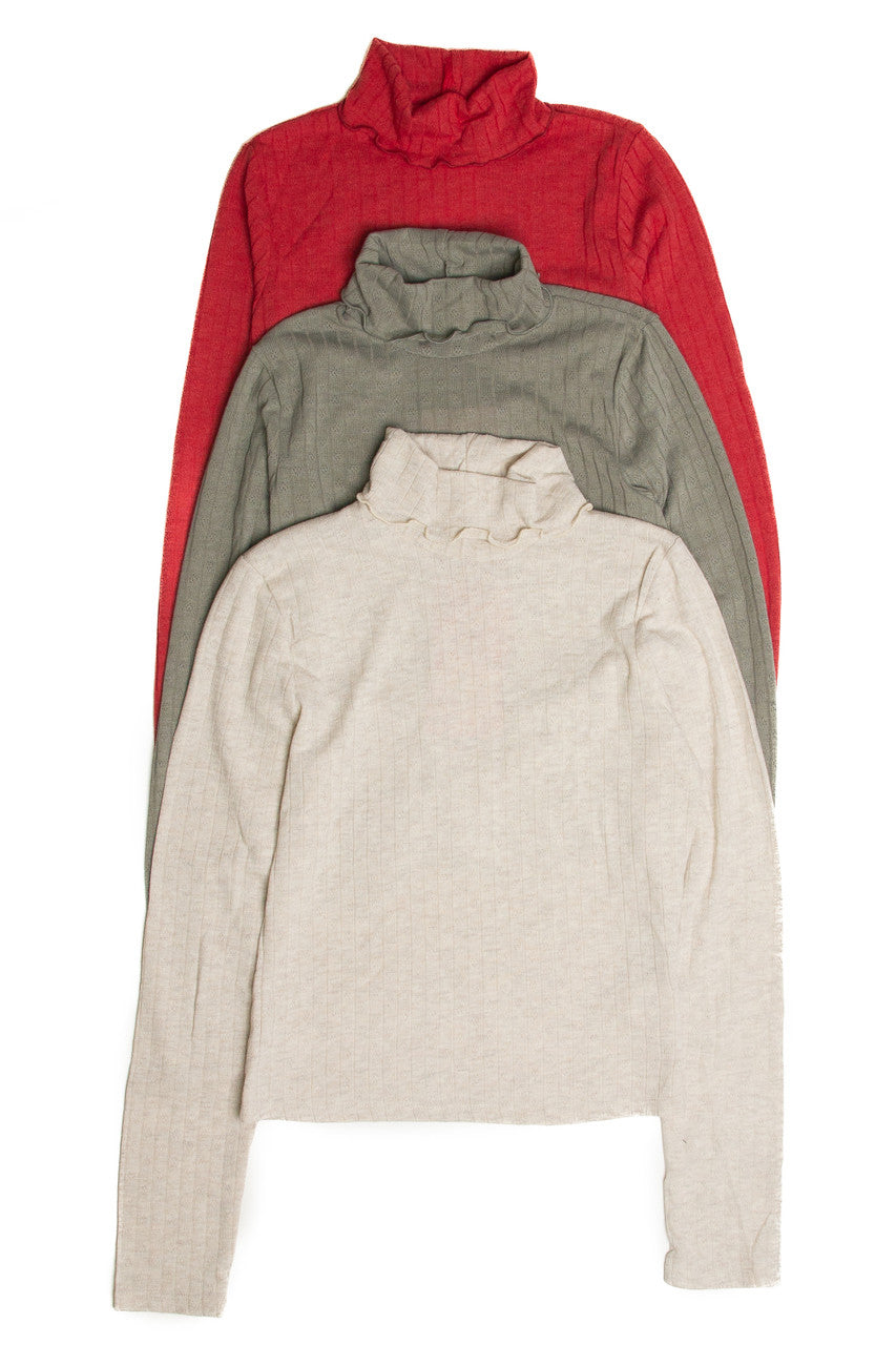 Pointelle Turtleneck