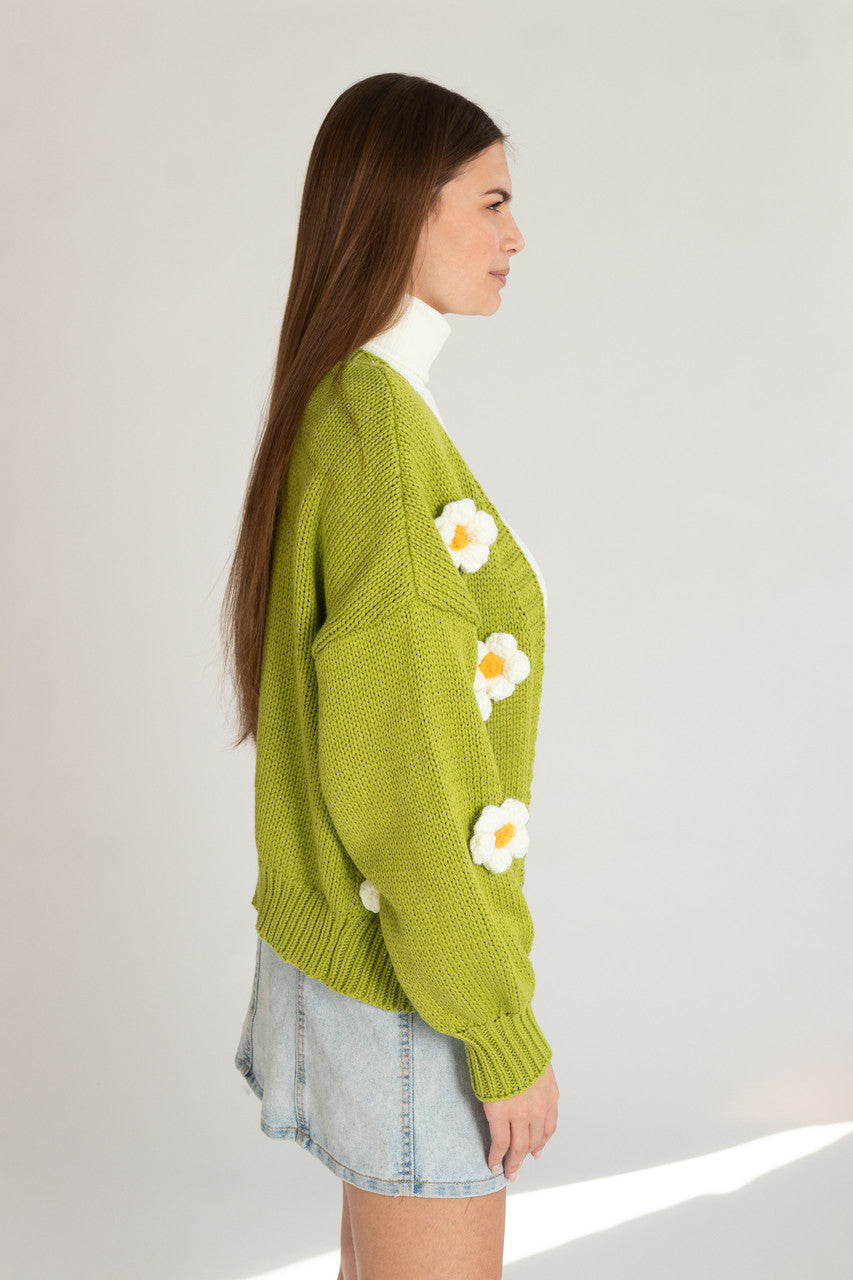 3D Applique Cardigan