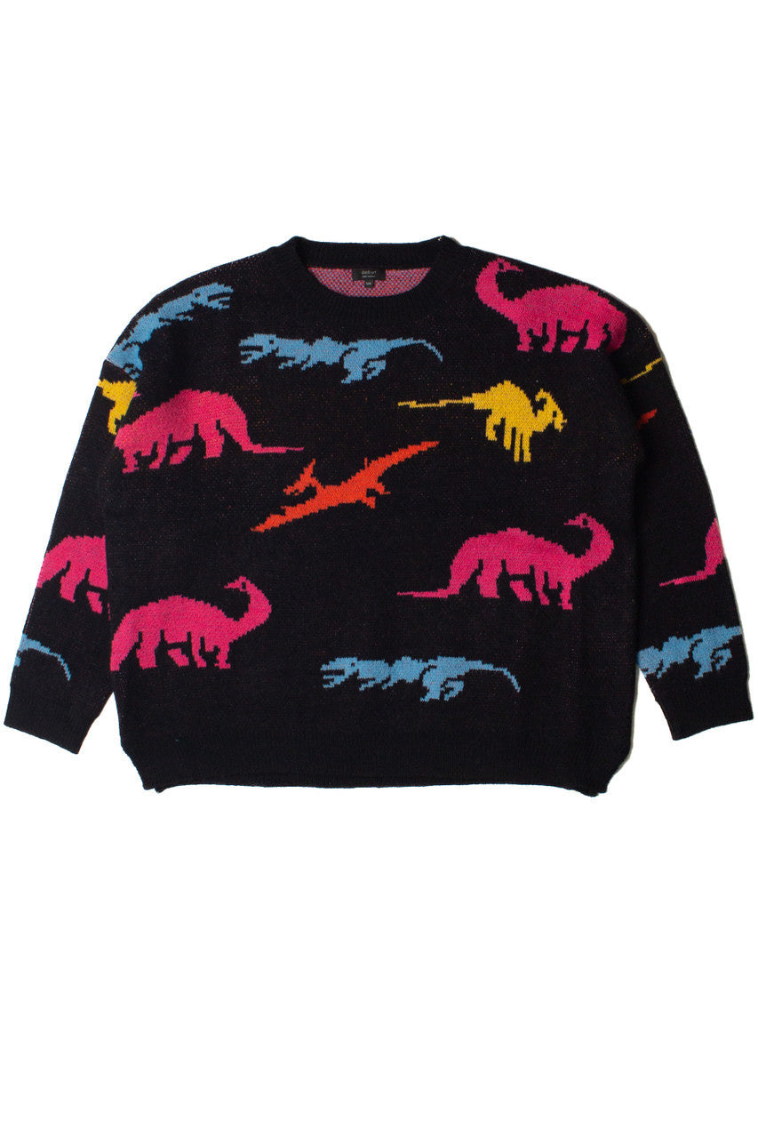 Oversized Dinosaur Sweater