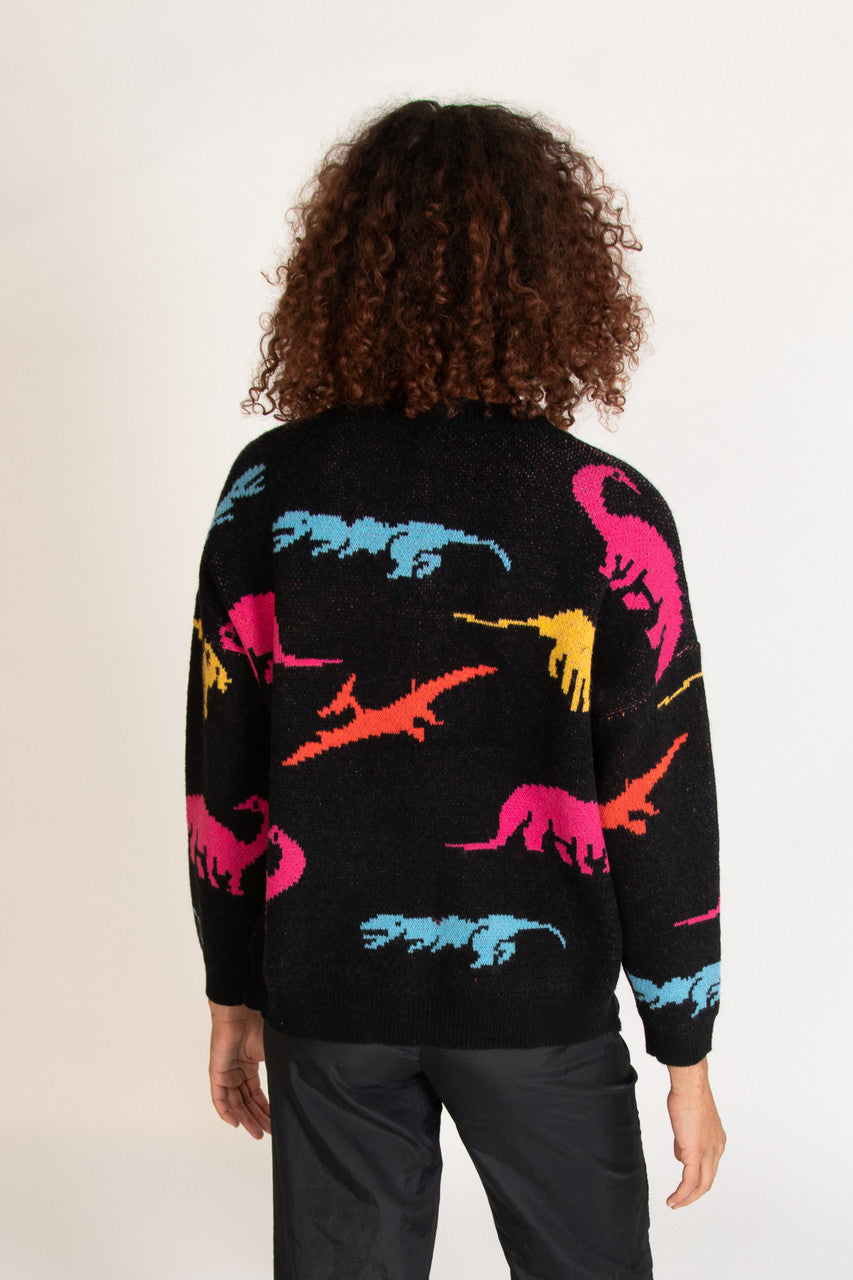 Oversized Dinosaur Sweater