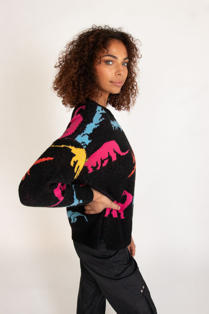 Oversized Dinosaur Sweater