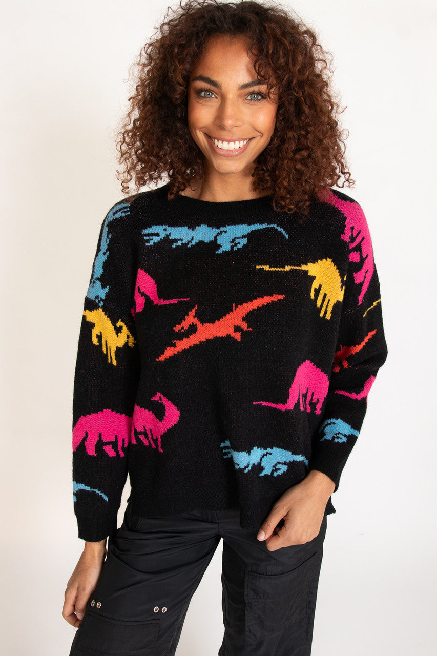 Oversized Dinosaur Sweater