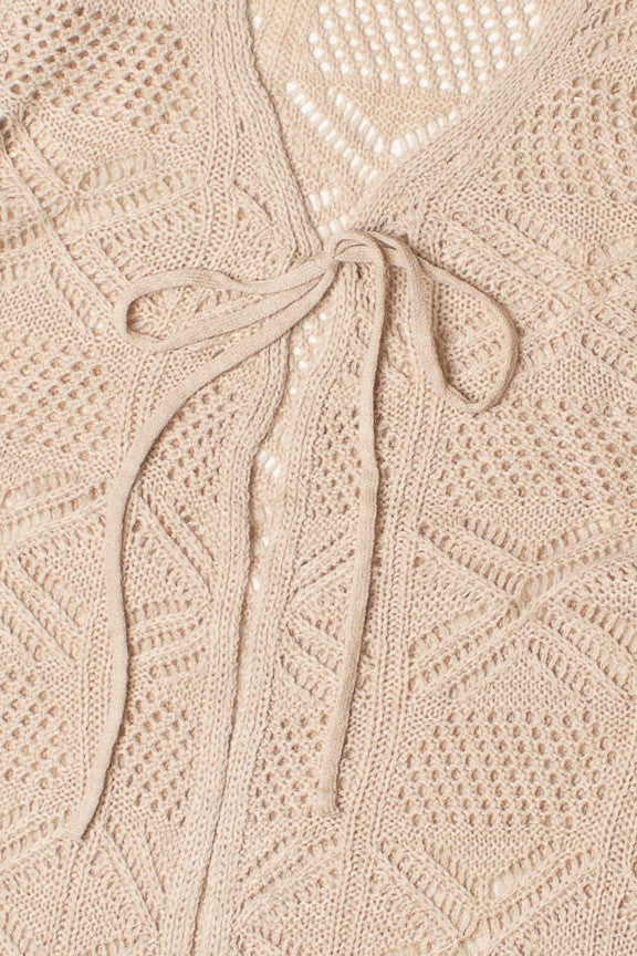 Pointelle Duster Cardigan