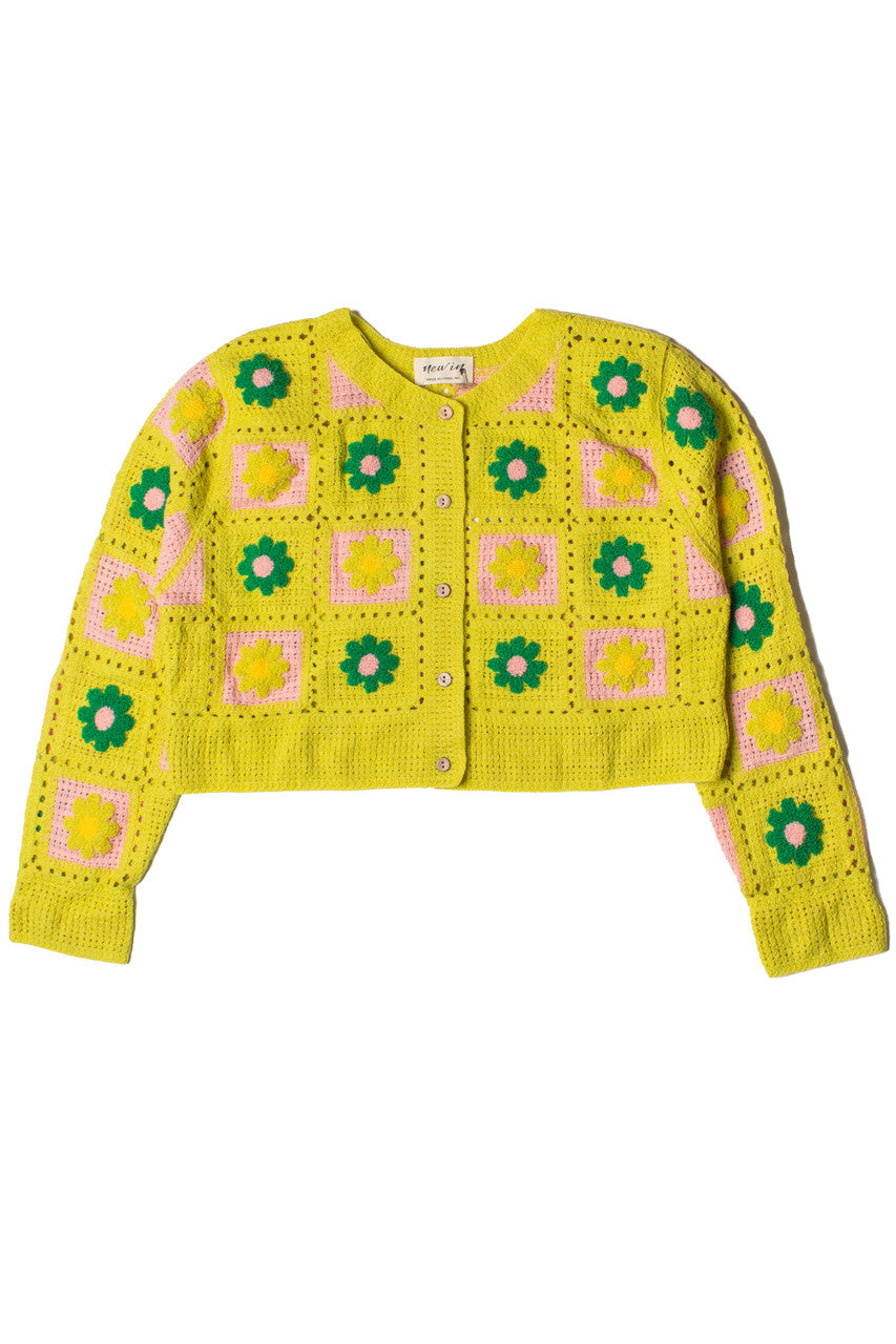 Flower Crochet Cardigan