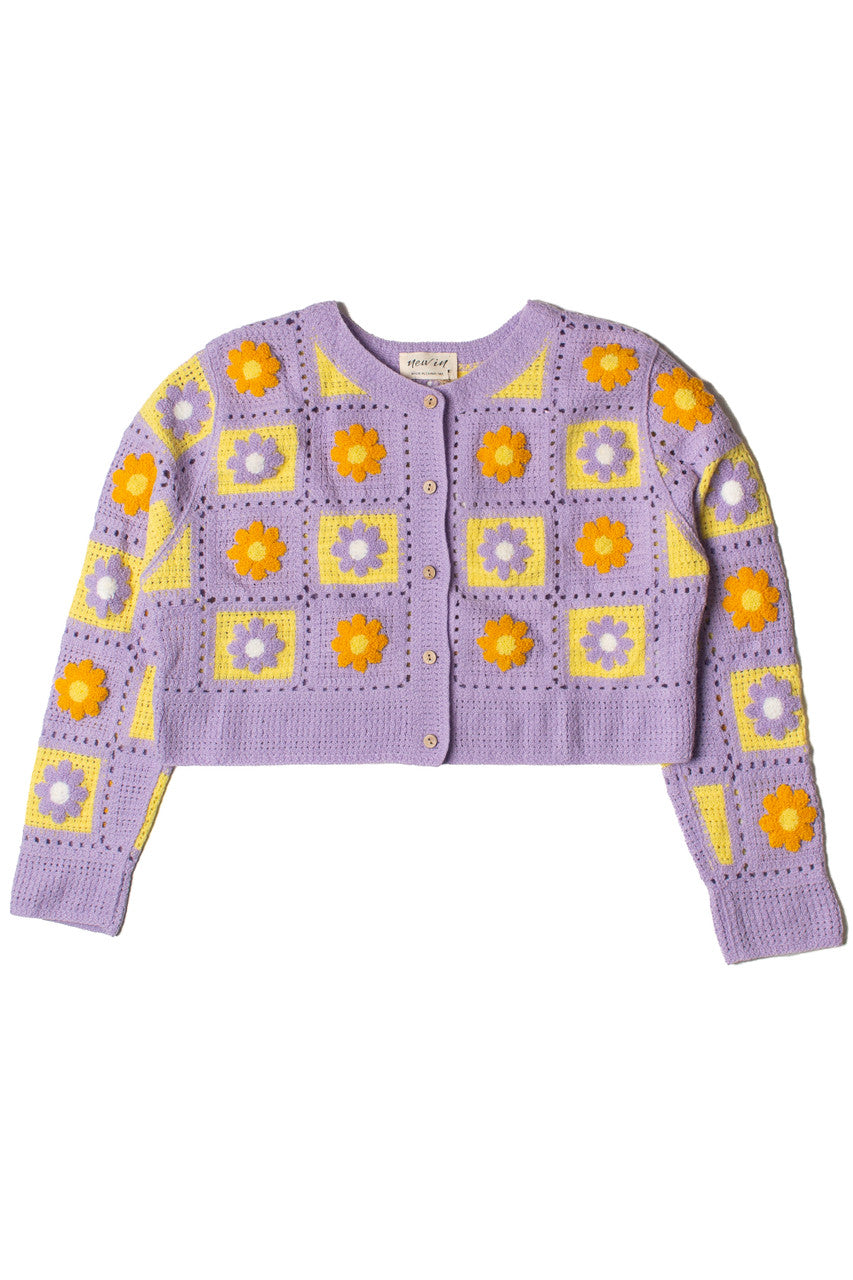 Flower Crochet Cardigan