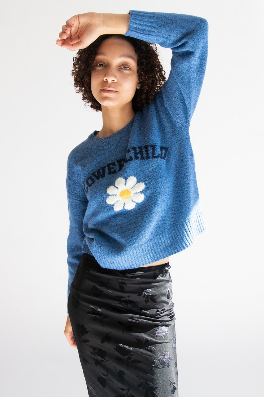 Flower Child Daisy Sweater