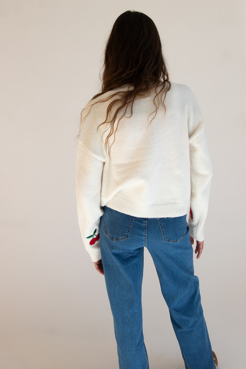 Cherry Patch Open Cardigan