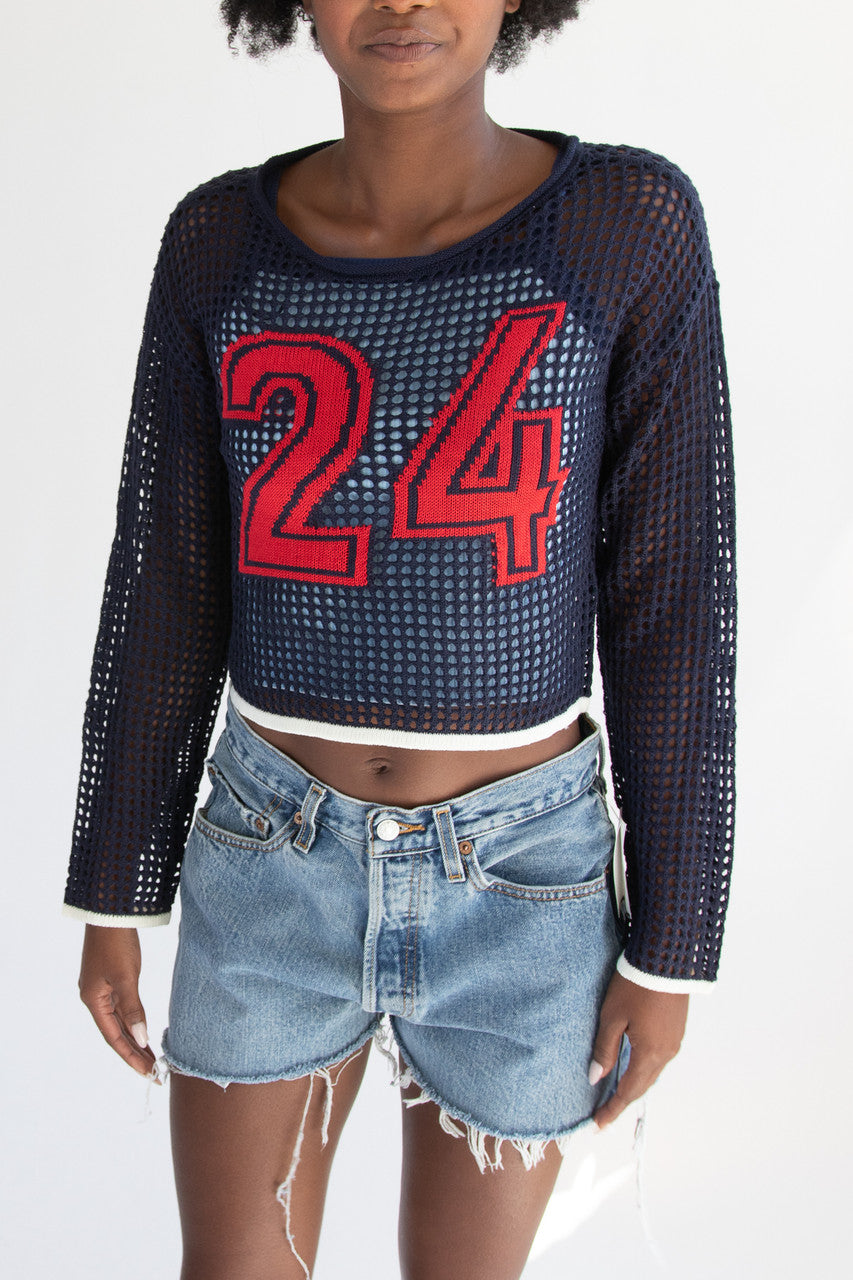 Mesh Stitch 24 Sweater