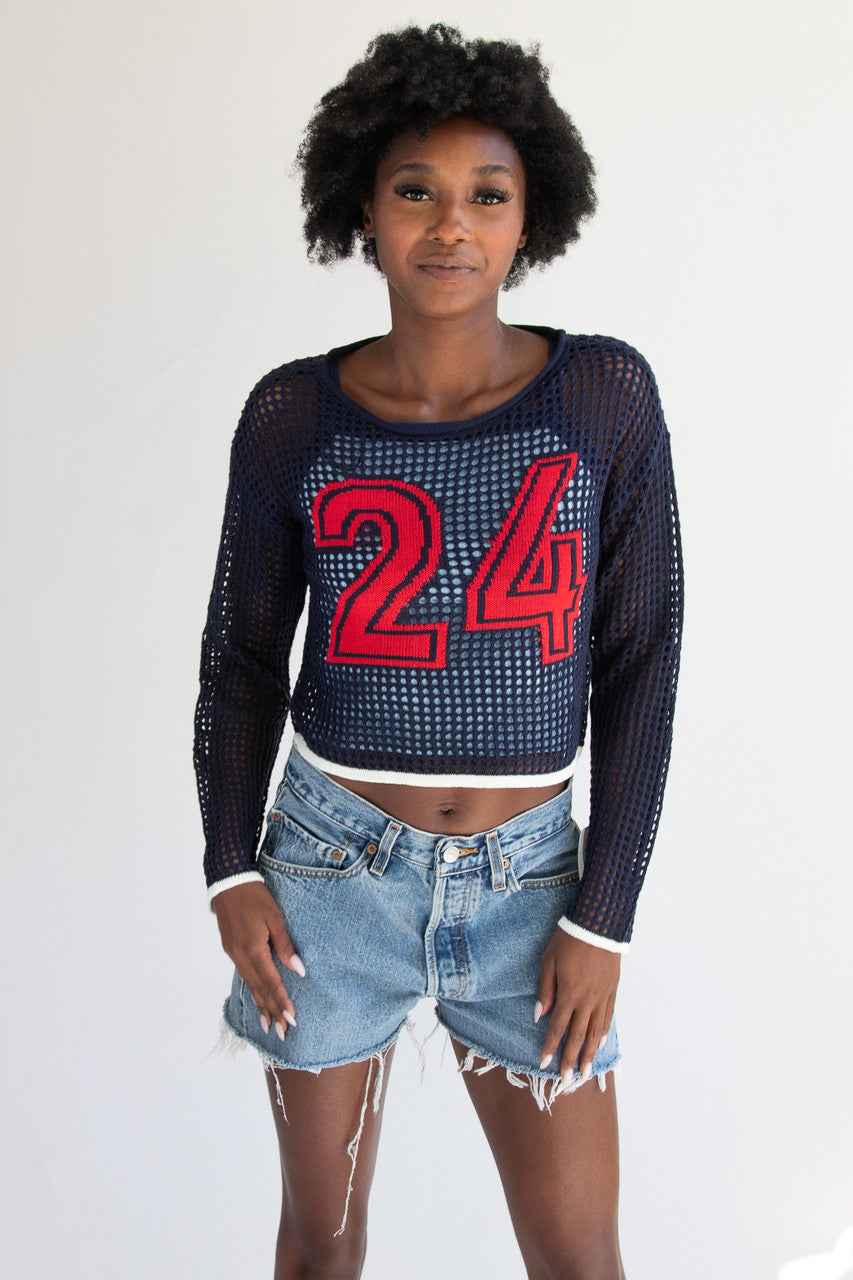 Mesh Stitch 24 Sweater