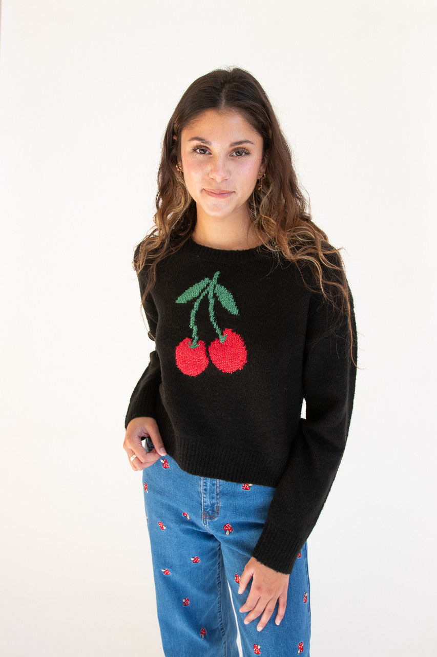Cherry Pullover Sweater