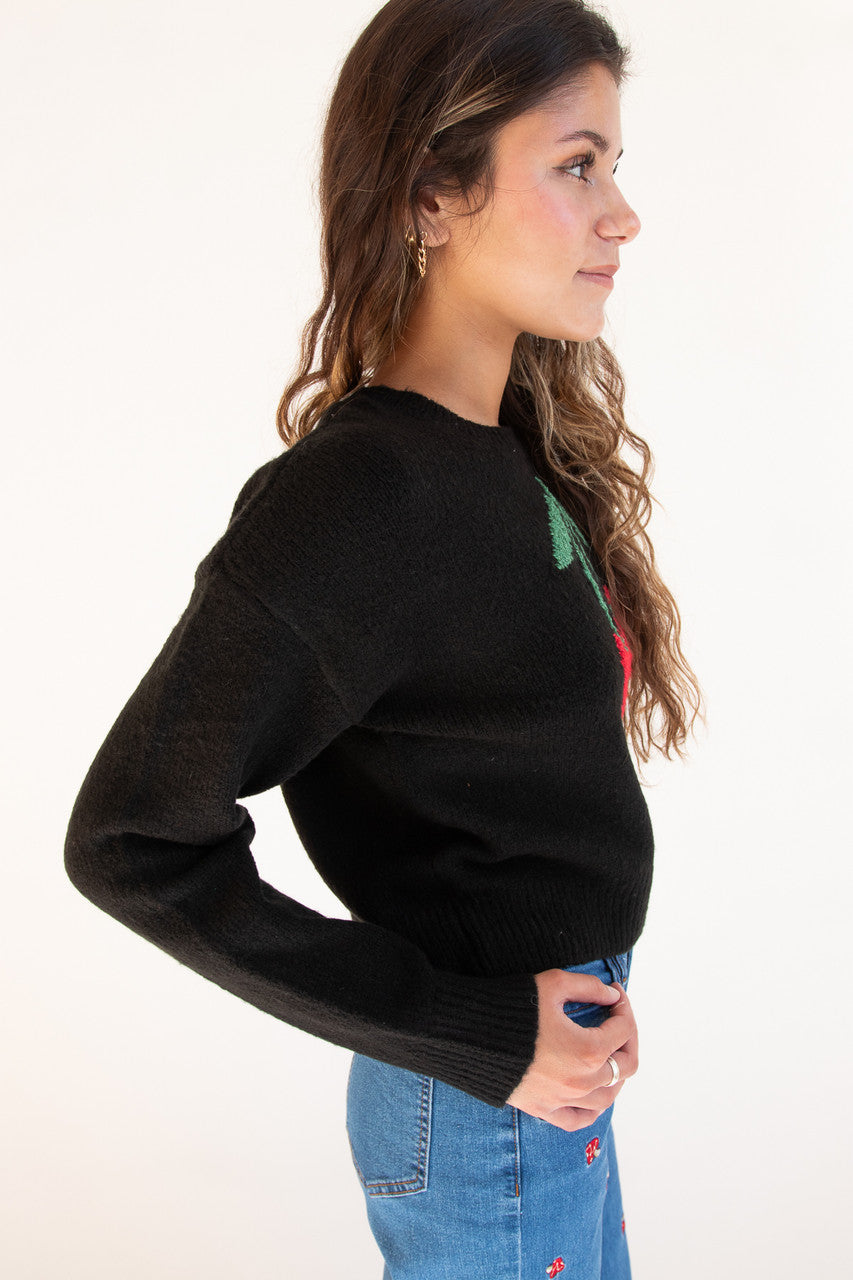 Cherry Pullover Sweater