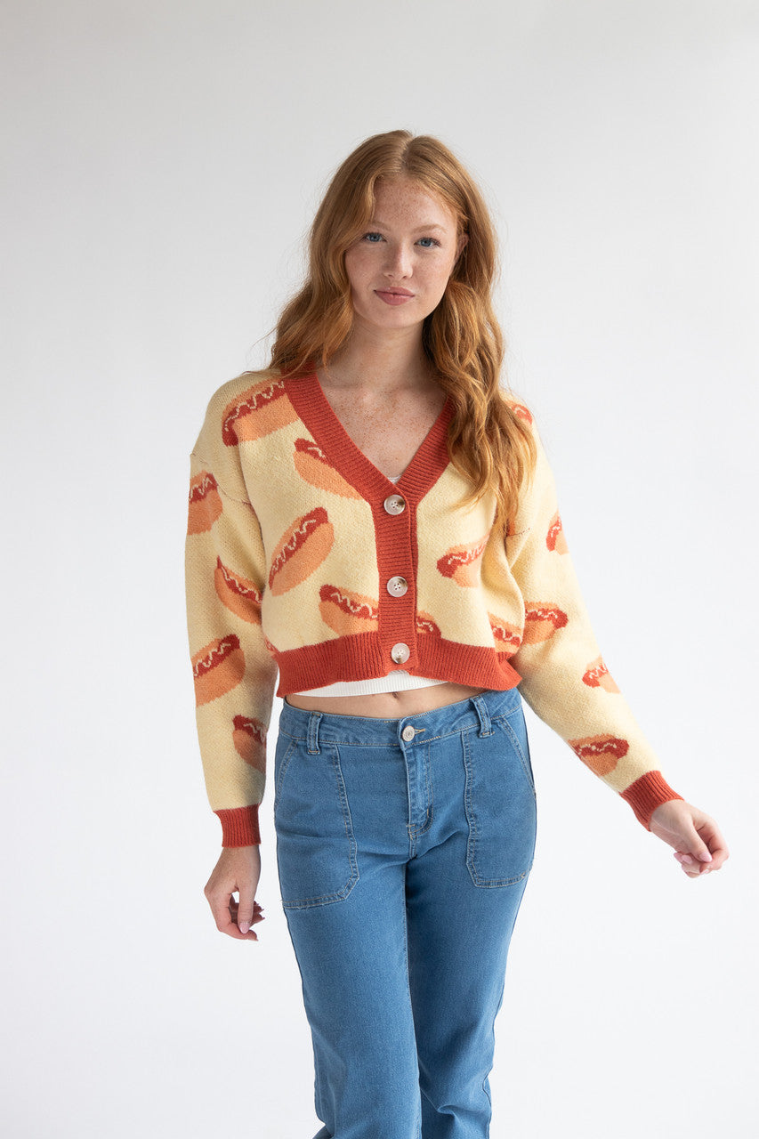 Hot Dog Cardigan
