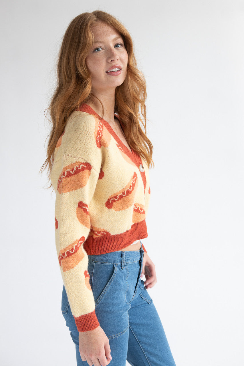 Hot Dog Cardigan