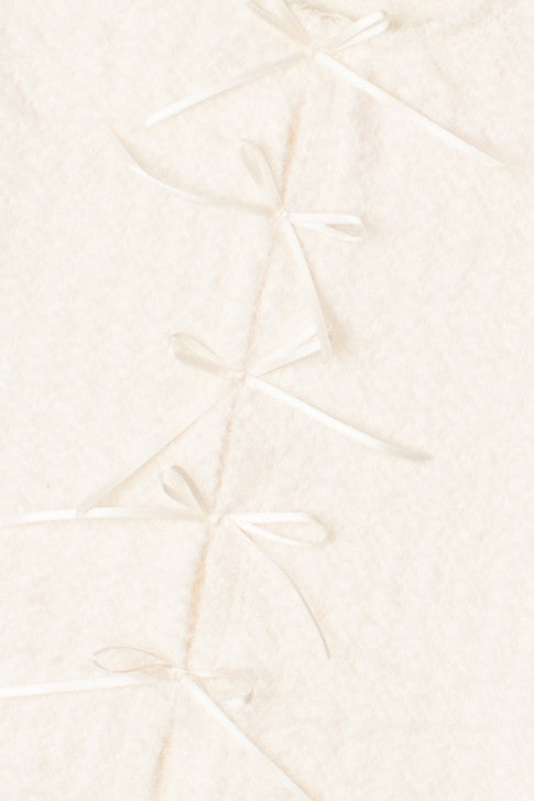 Bow Front Eyelash Cardigan