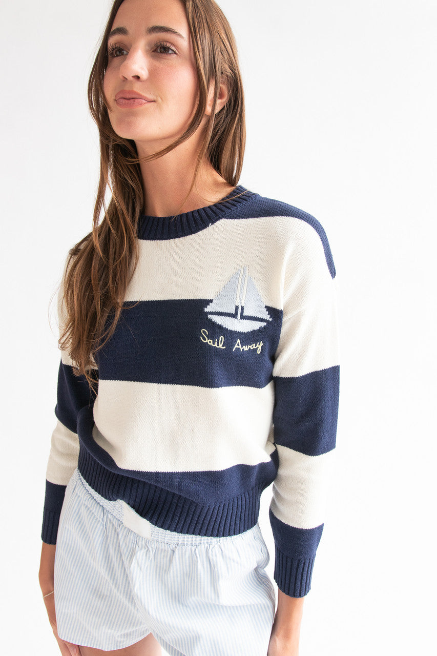 Sail Away Striped Sweater