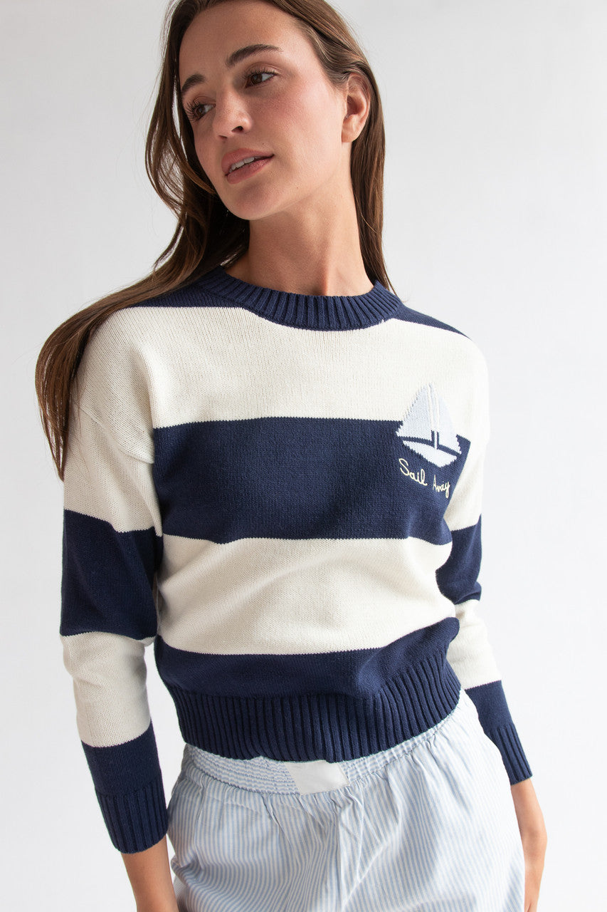 Sail Away Striped Sweater