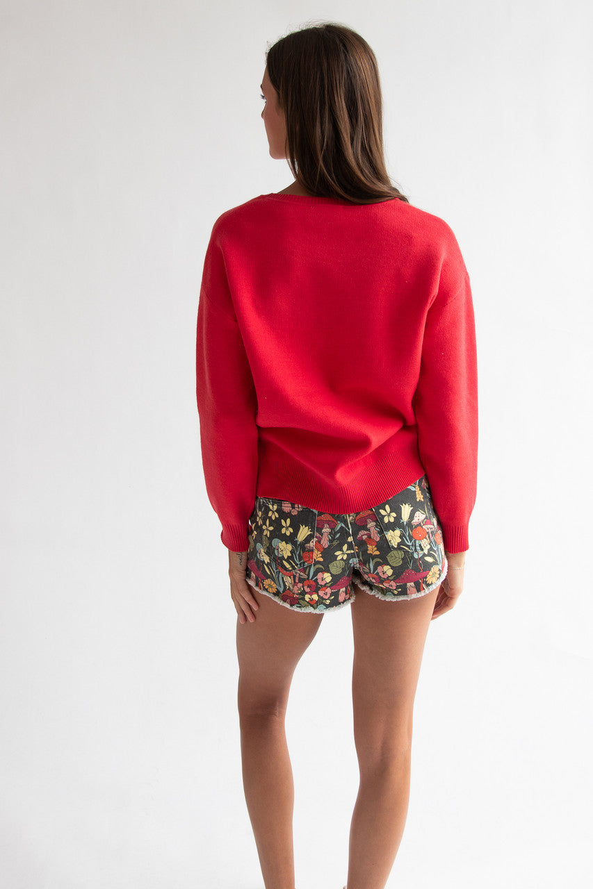 Red Cherry Sweater