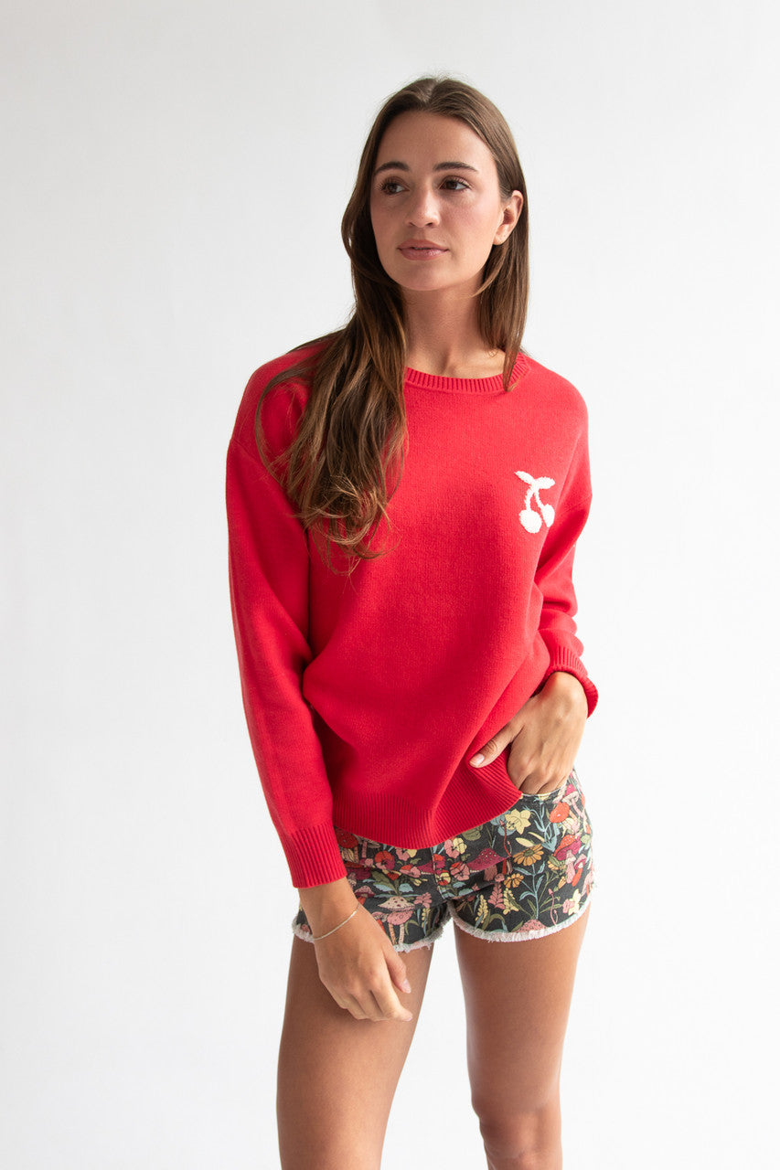 Red Cherry Sweater