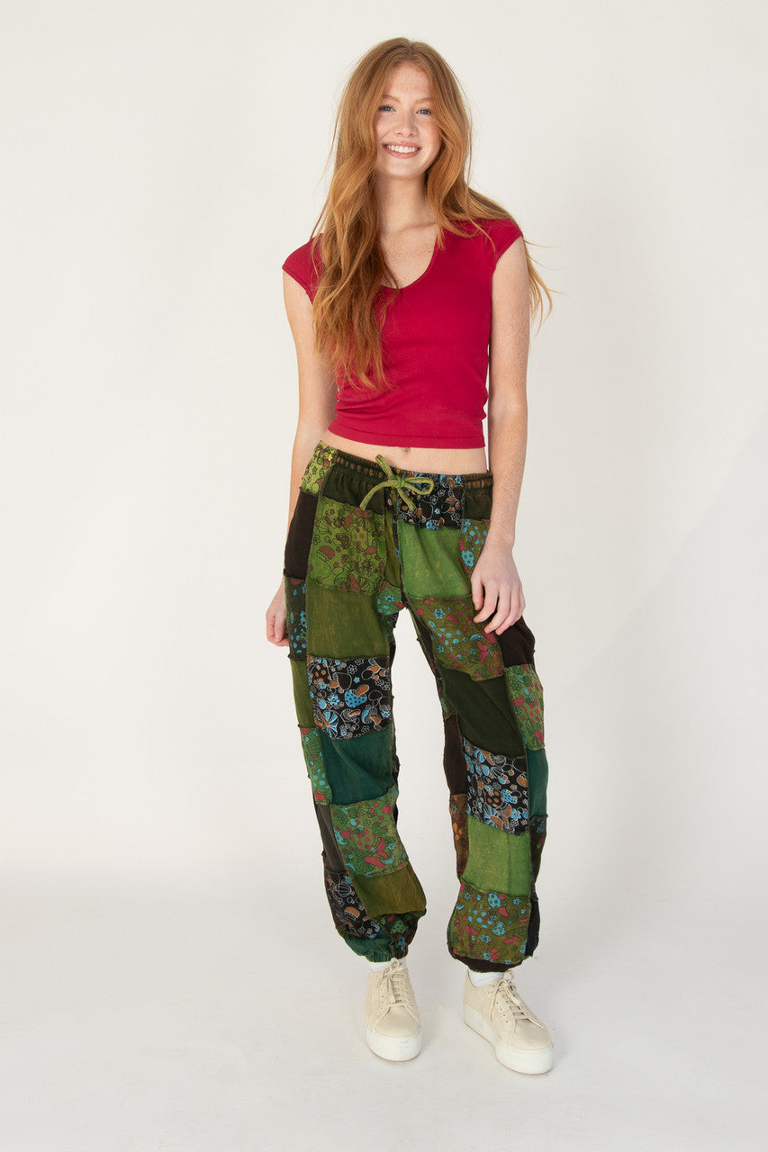 Patchwork Sweatpants