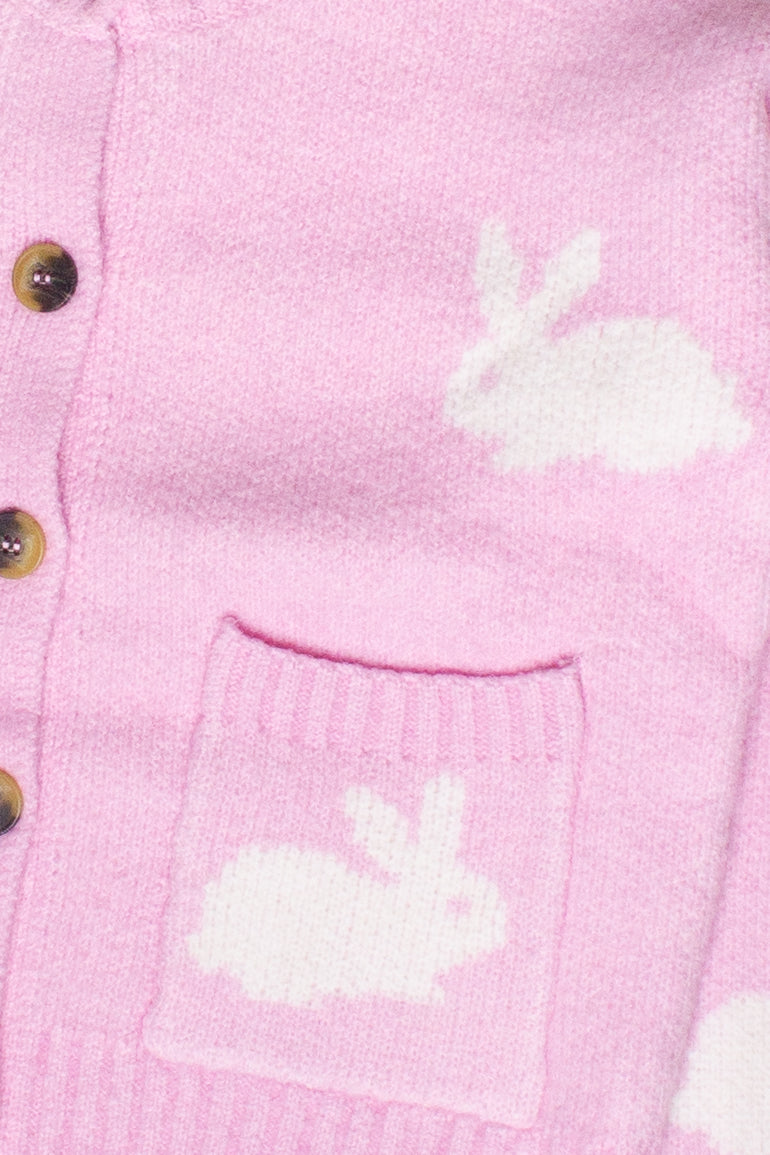 Knit Bunny Cardigan