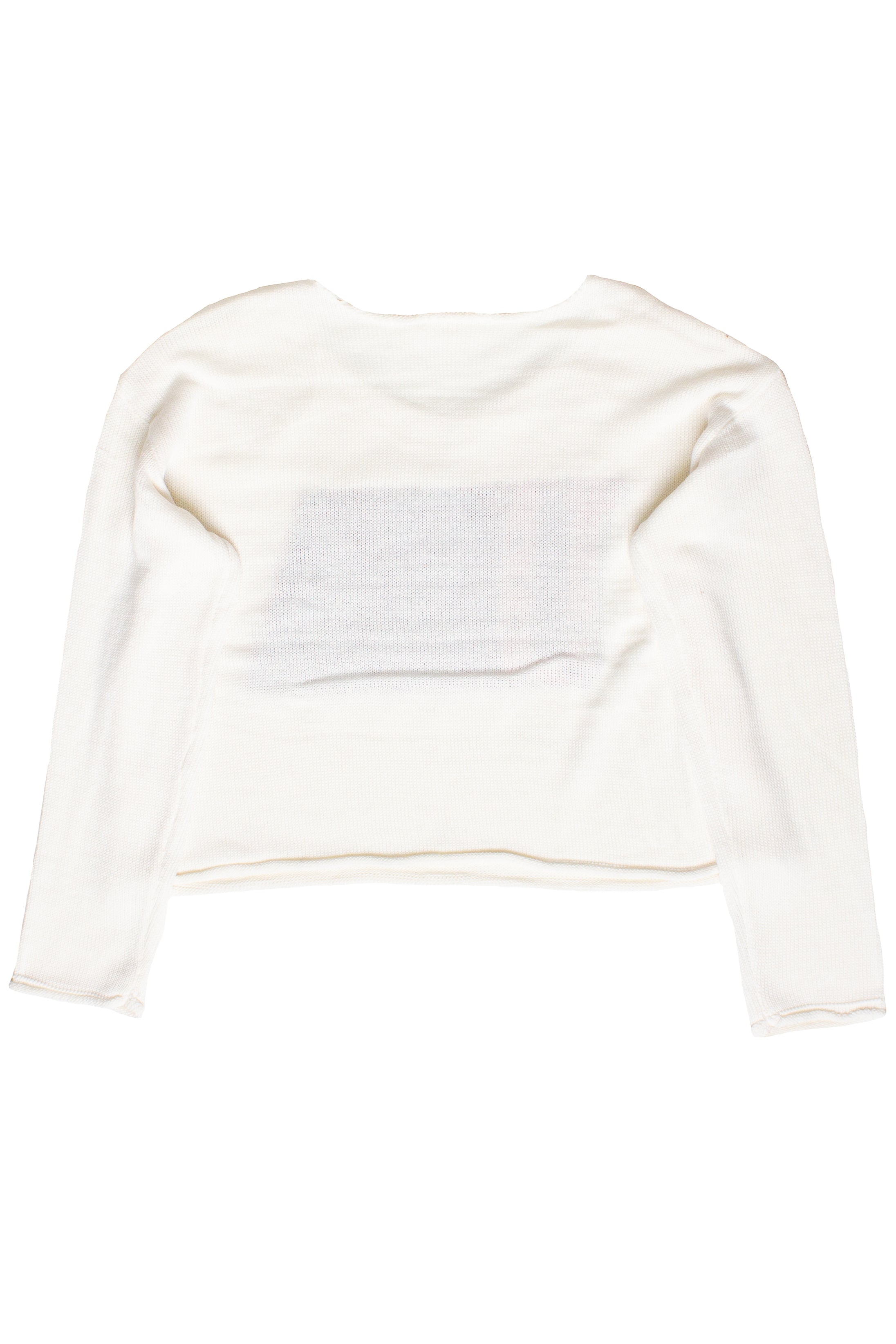 USA Knit Sweater - White