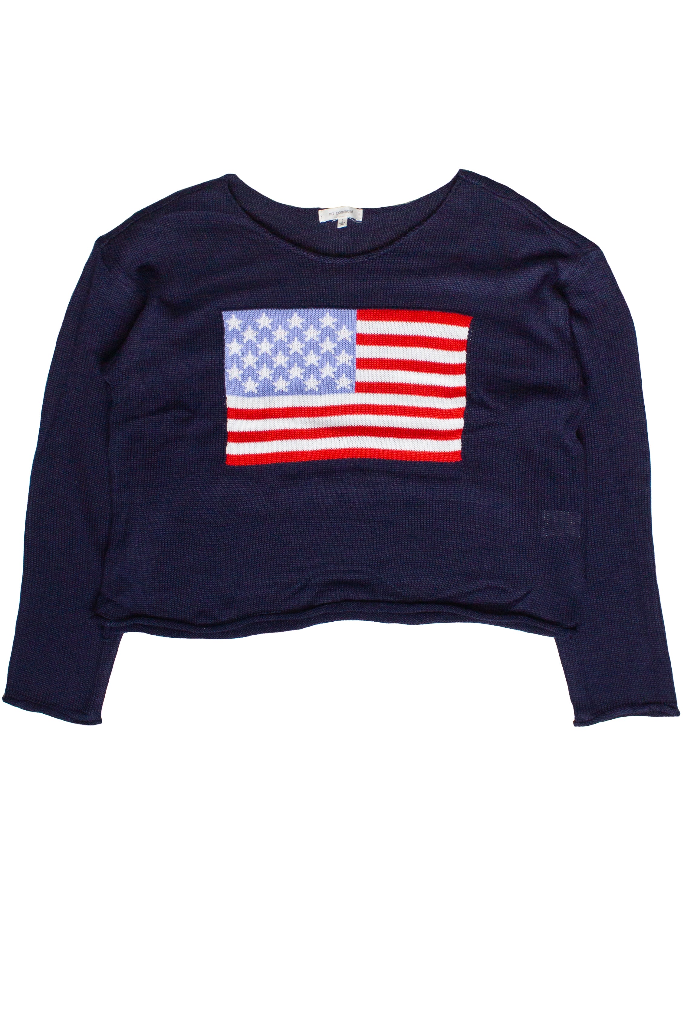 USA Knit Sweater - Navy