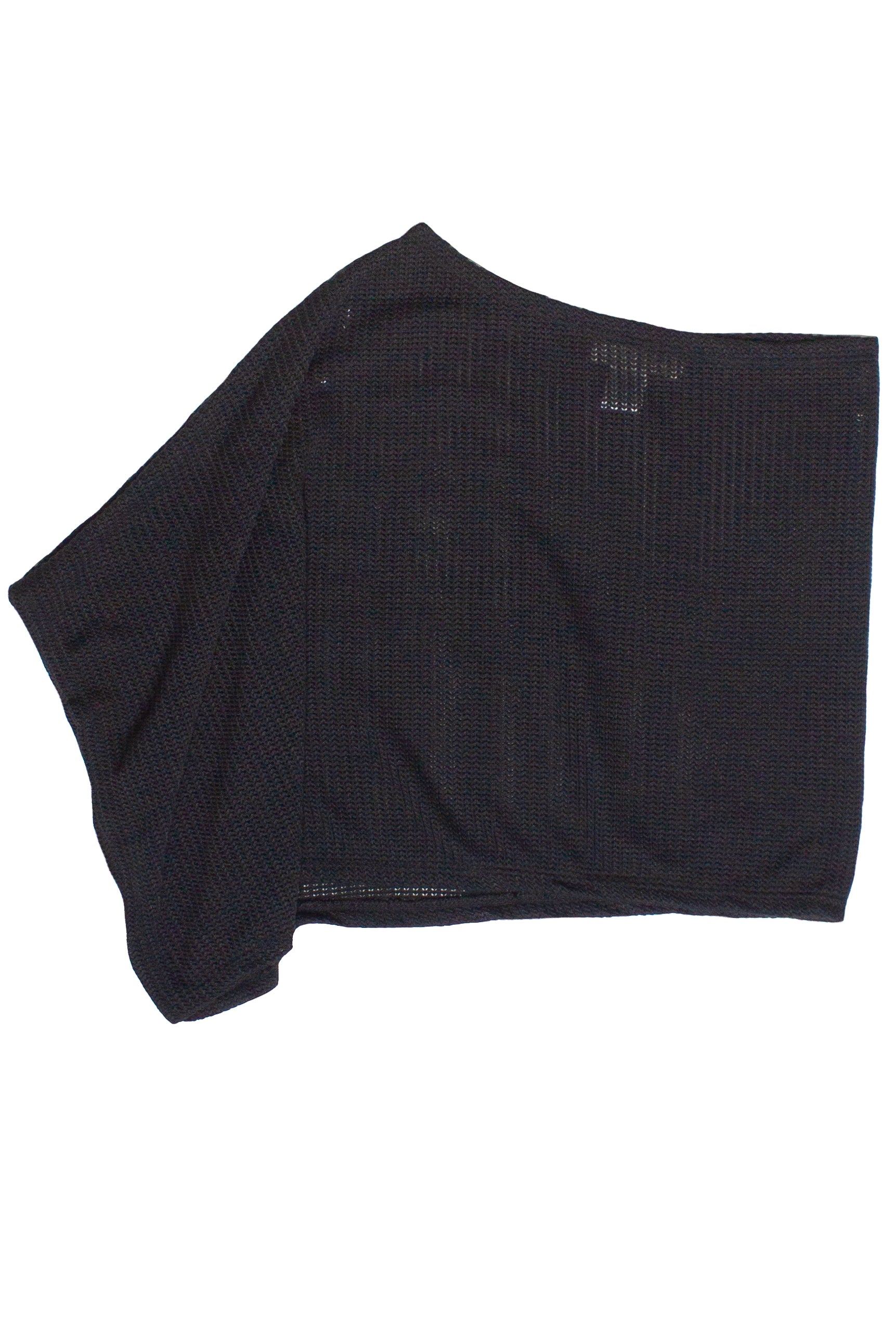 Off The Shoulder Knit Poncho